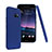 Schutzhülle Kunststoff Tasche Matt für HTC 10 One M10 Blau