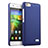 Schutzhülle Kunststoff Tasche Matt für Huawei G Play Mini Blau