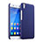 Schutzhülle Kunststoff Tasche Matt für Huawei Honor 4A Blau