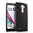 Schutzhülle Kunststoff Tasche Matt für LG G4 Schwarz