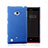 Schutzhülle Kunststoff Tasche Matt für Nokia Lumia 720 Blau