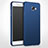 Schutzhülle Kunststoff Tasche Matt für Samsung Galaxy A8 (2016) A8100 A810F Blau
