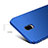 Schutzhülle Kunststoff Tasche Matt für Samsung Galaxy C8 C710F Blau