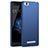 Schutzhülle Kunststoff Tasche Matt für Xiaomi Mi 4i Blau