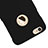 Schutzhülle Kunststoff Tasche Matt Loch für Apple iPhone 6S Plus Schwarz