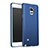 Schutzhülle Kunststoff Tasche Matt M01 für Samsung Galaxy Note 4 Duos N9100 Dual SIM Blau