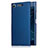Schutzhülle Kunststoff Tasche Matt M01 für Sony Xperia XZ1 Blau