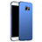 Schutzhülle Kunststoff Tasche Matt M02 für Samsung Galaxy S6 SM-G920 Blau