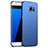 Schutzhülle Kunststoff Tasche Matt M09 für Samsung Galaxy S7 Edge G935F Blau