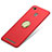Schutzhülle Kunststoff Tasche Matt mit Fingerring Ständer A02 für Xiaomi Redmi 3S Rot