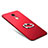 Schutzhülle Kunststoff Tasche Matt mit Fingerring Ständer A02 für Xiaomi Redmi Note 4 Rot