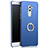 Schutzhülle Kunststoff Tasche Matt mit Fingerring Ständer A03 für Huawei Honor 6X Blau