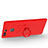 Schutzhülle Kunststoff Tasche Matt mit Fingerring Ständer A03 für Huawei P9 Plus Rot