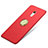 Schutzhülle Kunststoff Tasche Matt mit Fingerring Ständer A03 für Xiaomi Redmi Note 4 Rot