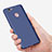Schutzhülle Kunststoff Tasche Matt mit Fingerring Ständer für Huawei Nova Blau