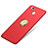 Schutzhülle Kunststoff Tasche Matt mit Fingerring Ständer für Xiaomi Redmi 4X Rot