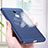 Schutzhülle Kunststoff Tasche Punkte Loch R01 für Xiaomi Redmi Note 4 Blau