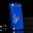 Schutzhülle Kunststoff Tasche Schmetterling für Apple iPod Touch 5 Blau