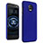 Schutzhülle Kunststoff Tasche Treibsand für Motorola Moto Z2 Force Blau