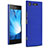 Schutzhülle Kunststoff Tasche Treibsand für Sony Xperia XZ1 Blau
