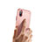 Schutzhülle Kunststoff und Silikon Hülle Punkte Loch für Apple iPhone Xs Max Rosa