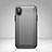 Schutzhülle Kunststoff und Silikon Tasche Punkte Loch für Apple iPhone Xs Max Schwarz