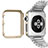 Schutzhülle Luxus Aluminium Metall Rahmen C01 für Apple iWatch 2 38mm Gold