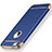 Schutzhülle Luxus Metall Rahmen und Kunststoff für Apple iPhone 5 Blau
