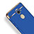 Schutzhülle Luxus Metall Rahmen und Kunststoff für Huawei Enjoy 7 Plus Blau