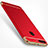 Schutzhülle Luxus Metall Rahmen und Kunststoff für Huawei Honor 8 Pro Rot
