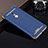 Schutzhülle Luxus Metall Rahmen und Kunststoff für Xiaomi Redmi Note 3 MediaTek Blau