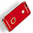 Schutzhülle Luxus Metall Rahmen und Kunststoff mit Fingerring Ständer für Huawei Honor V8 Rot