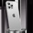 Schutzhülle Luxus Metall Rahmen und Kunststoff Schutzhülle Tasche JL2 für Apple iPhone 13 Pro Silber