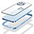 Schutzhülle Luxus Metall Rahmen und Kunststoff Schutzhülle Tasche LF4 für Apple iPhone 13 Pro Max