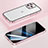 Schutzhülle Luxus Metall Rahmen und Kunststoff Schutzhülle Tasche LF4 für Apple iPhone 13 Pro Max Rosegold