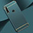 Schutzhülle Luxus Metall Rahmen und Kunststoff Schutzhülle Tasche M01 für Huawei Enjoy 10 Plus Hellblau