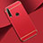 Schutzhülle Luxus Metall Rahmen und Kunststoff Schutzhülle Tasche M01 für Huawei Enjoy 10 Plus Rot
