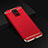 Schutzhülle Luxus Metall Rahmen und Kunststoff Schutzhülle Tasche M01 für Huawei Nova 5i Pro Rot