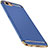 Schutzhülle Luxus Metall Rahmen und Kunststoff Schutzhülle Tasche M01 für Oppo A3 Blau
