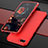 Schutzhülle Luxus Metall Rahmen und Kunststoff Schutzhülle Tasche M01 für Oppo K1 Rot