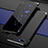 Schutzhülle Luxus Metall Rahmen und Kunststoff Schutzhülle Tasche M01 für Oppo RX17 Neo Schwarz