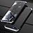 Schutzhülle Luxus Metall Rahmen und Kunststoff Schutzhülle Tasche M01 für Oppo RX17 Neo Silber