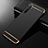 Schutzhülle Luxus Metall Rahmen und Kunststoff Schutzhülle Tasche M01 für Realme X2 Schwarz