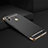 Schutzhülle Luxus Metall Rahmen und Kunststoff Schutzhülle Tasche M01 für Xiaomi Mi Max 3 Schwarz