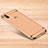 Schutzhülle Luxus Metall Rahmen und Kunststoff Schutzhülle Tasche M01 für Xiaomi Redmi Note 6 Pro Gold