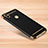 Schutzhülle Luxus Metall Rahmen und Kunststoff Schutzhülle Tasche M01 für Xiaomi Redmi Note 6 Pro Schwarz