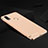Schutzhülle Luxus Metall Rahmen und Kunststoff Schutzhülle Tasche M01 für Xiaomi Redmi Note 7 Gold