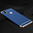 Schutzhülle Luxus Metall Rahmen und Kunststoff Schutzhülle Tasche M01 für Xiaomi Redmi Note 7 Pro Blau