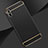 Schutzhülle Luxus Metall Rahmen und Kunststoff Schutzhülle Tasche M02 für Huawei Enjoy 10e Schwarz