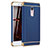 Schutzhülle Luxus Metall Rahmen und Kunststoff Schutzhülle Tasche M02 für Xiaomi Redmi Note 4X High Edition Blau